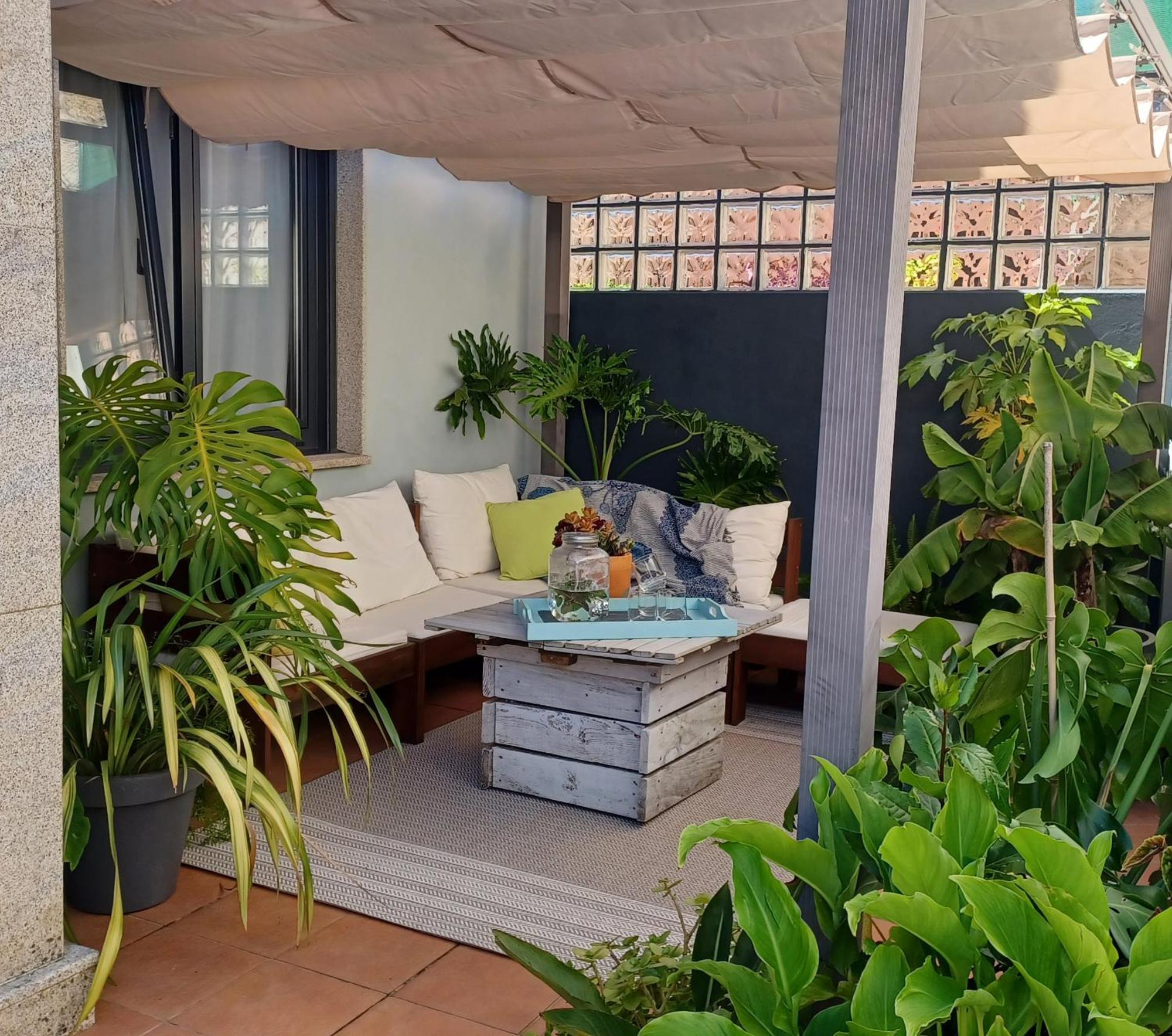 Piso A Pie De Playa Con Terraza Exclusiva Moaña Exterior foto